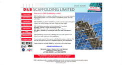 Desktop Screenshot of dbscaffolding.co.uk